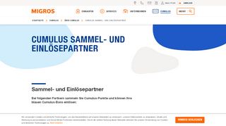 
                            2. LeShop.ch - Cumulus-Punkte sammeln & einlösen | Migros