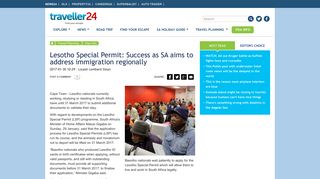 
                            12. Lesotho Special Permit: Success as SA aims to address immigration ...