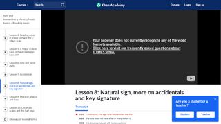 
                            7. Lesson 8: Natural sign, more on accidentals and key signature ...