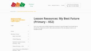 
                            10. Lesson Resources: Your Future - The Movie (Primary) | RWS