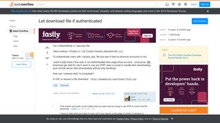 
                            4. Let download file if authenticated - Stack Overflow