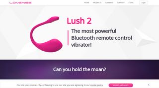 
                            3. Let him control you… From ANYWHERE! Lush 2 by LOVENSE