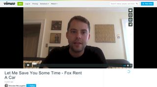 
                            11. Let Me Save You Some Time - Fox Rent A Car on Vimeo