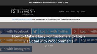 
                            9. Let WooCommerce Customers Login through Social, PayPal or Amazon