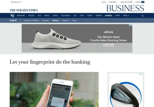 
                            13. Let your fingerprint do the banking, Banking News & Top Stories - The ...