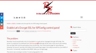 
                            10. Lets Encrypt SSL certificate in ISPConfig login page