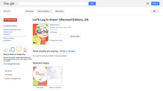 
                            11. Let'S Log In Anew! 1(Revised Edition), 2/E - Google Books Result