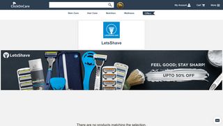 
                            13. Lets Shave Shaving Products Online : ClickOnCare.com