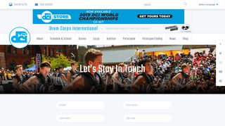 
                            12. Let's Stay In Touch with Drum Corps International