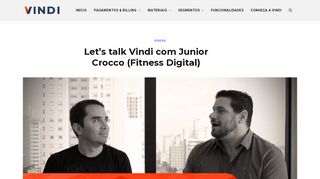 
                            13. Let's talk Vindi com Junior Crocco (Fitness Digital Leads 3x) - Blog Vindi