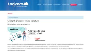 
                            11. Letsignit: Empower emails signature - Logicom Cloud Web