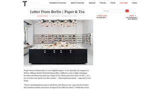 
                            9. Letter From Berlin | Paper & Tea