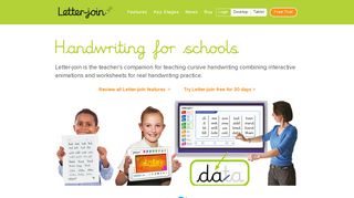 
                            2. Letter-join. Cursive handwriting resource for school and home.