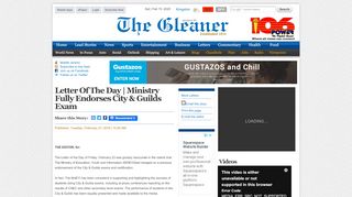 
                            11. Letter of the Day | Ministry fully endorses City & Guilds exam | Letters ...