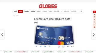 
                            9. Leumi Card deal closure date set - Globes