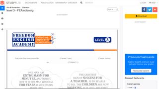
                            9. level 3 - FEAIndia.org - studylib.net