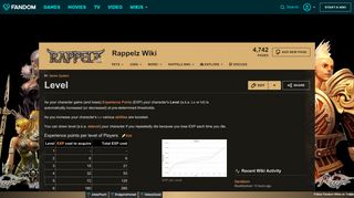 
                            12. Level | Rappelz Wiki | FANDOM powered by Wikia