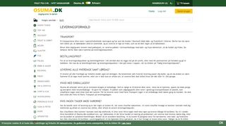 
                            10. Leveringsforhold - Osuma.dk erhverv