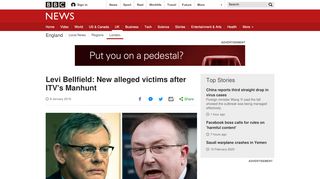 
                            13. Levi Bellfield: New alleged victims after ITV's Manhunt - BBC News