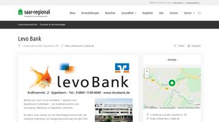 
                            10. Levo Bank – Saar-Regional.de