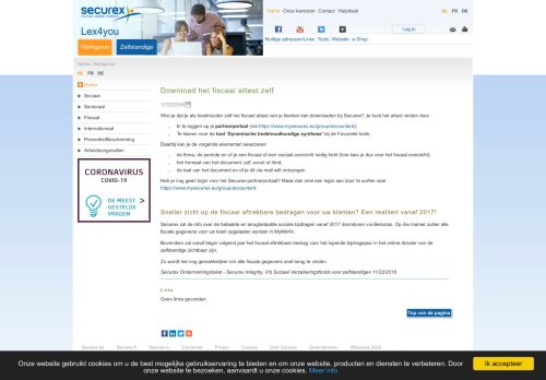 
                            6. Lex4You - Download het fiscaal attest zelf - securex.eu