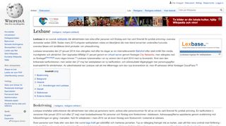 
                            7. Lexbase – Wikipedia