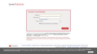 
                            8. Lexis Poly - 1.0.8.511 - Connexion à Lexis PolyActe