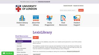 
                            6. LexisLibrary | The Online Library