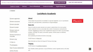 
                            9. LexisNexis Academic - Fontys