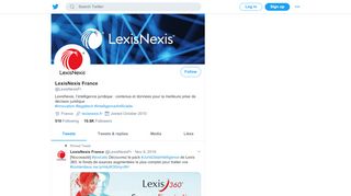 
                            5. LexisNexis France (@LexisNexisFr) | Twitter