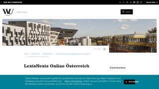 
                            6. LexisNexis Online Österreich - WU Wien