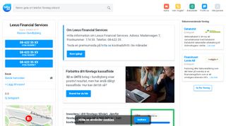 
                            12. Lexus Financial Services Madenvägen 7, Sundbyberg - hitta.se
