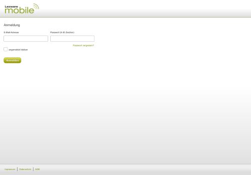 
                            1. Lexware mobile - Anmeldung