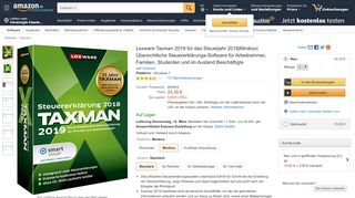 
                            10. Lexware Taxman 2019|Minibox|Übersichtliche - Amazon