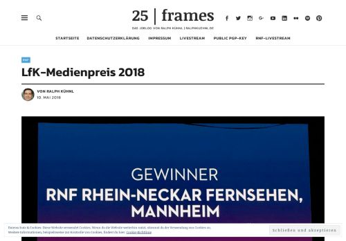 
                            11. LfK-Medienpreis 2018 – 25 | frames