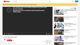
                            4. LG Cam 360, le test à 360° - YouTube