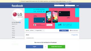 
                            9. LG do Brasil - About | Facebook