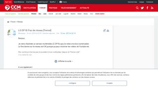 
                            9. LG DP1B Pas de réseau - Comment Ça Marche