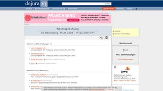 
                            11. LG Heidelberg, 18.01.2008 - 11 Qs 2/08 OWi - dejure.org