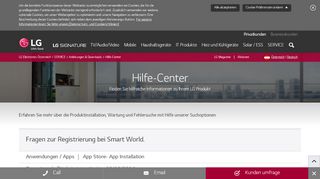 
                            9. LG Hilfe-Center: Fragen zur Registrierung bei Smart World. | LG ...