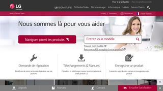 
                            3. LG Nous sommes là pour vous aider | LG France