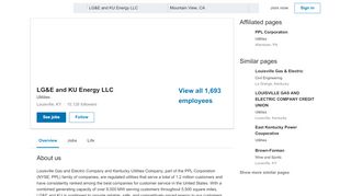 
                            8. LG&E and KU Energy LLC | LinkedIn