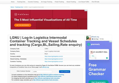 
                            3. LGNU Container Tracking - Log-In Logistica Intermodal tracking ...