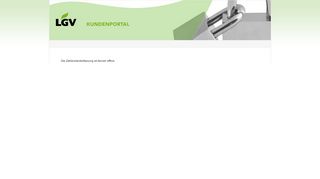 
                            2. LGV Kundenportal - Login