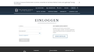 
                            2. LHW Login - The Leading Hotels of the World Kundenbereich