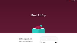 
                            5. Libby, by OverDrive - an app for library ebooks and audiobooks