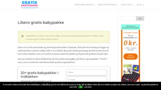 
                            7. Libero gratis babypakke - Se indhold og hvordan du bestiller ...