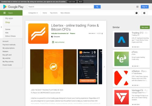 
                            5. Libertex - Online Trading: Bitcoin CFD's & Aktien – Apps bei Google Play