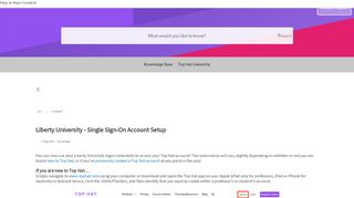 
                            10. Liberty University - Single Sign-On Account Setup