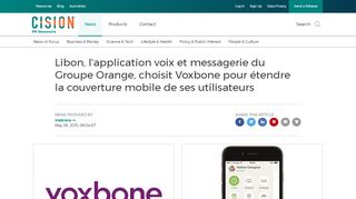 
                            13. Libon, l'application voix et messagerie du Groupe Orange, choisit ...